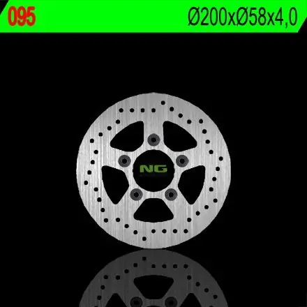 Dodaj do koszyka NG TARCZA HAMULCOWA TYŁ KYMCO 125/150/200 (200X58X4) (5X10,5MM)